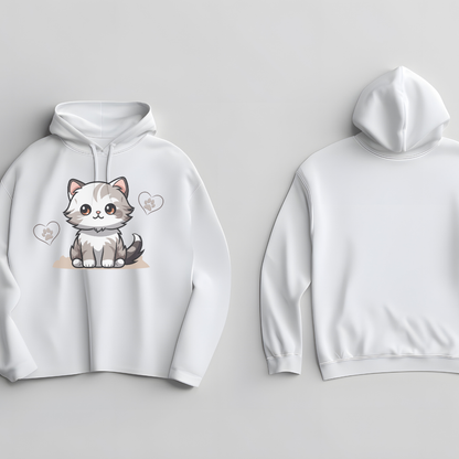 Cute Little Cat | Women’s Cropped Hoodie 🐱✨
