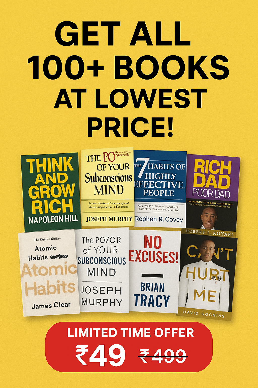 Ultimate Self-Help eBook Bundle | 100+ Life-Changing Books